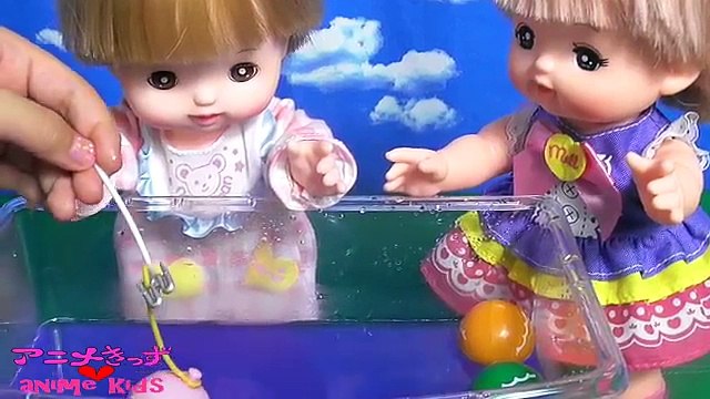 メルちゃん ネネちゃん ヨーヨー釣り で遊ぶよ♫ おもちゃ アニメ animekids アニメきっず animatoin BabyDoll Mellchan Toy