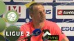 Conférence de presse FC Sochaux-Montbéliard - Nîmes Olympique (0-0) : Albert CARTIER (FCSM) - Bernard BLAQUART (NIMES) - 2015/2016
