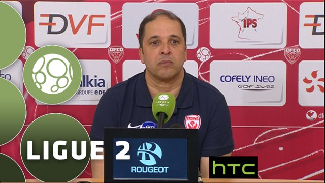 Conférence de presse Dijon FCO - AS Nancy Lorraine (0-0) : Olivier DALL'OGLIO (DFCO) - Pablo CORREA (ASNL) - 2015/2016