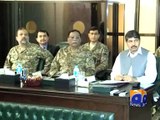 Civil-military leadership meets at Apex committee meeting in Peshawar -02 April 2016