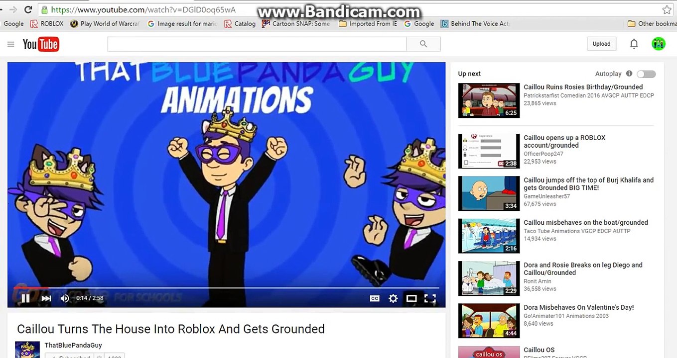 BB Reacts #4: Caillou Turns The House Into Roblox And Gets Grounded