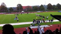Einlauf beim Spiel Hamburg Blue Devils vs. Troisdorf Jets
