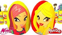 Winx Club Daphne ve Roxy 2 Sürpriz Yumurta Oyun Hamuru - 4. Sezon Cicibiciler