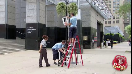 Bike Stuck In Pole Prank