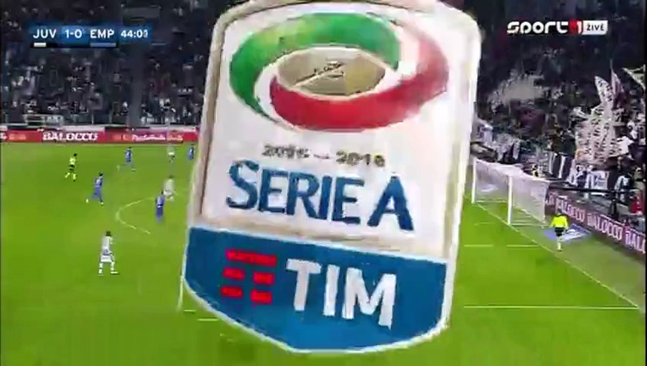 1-0 Mario Mandžukić Goal Italy Serie A - 02.04.2016, Juventus FC 1-0 Empoli FC