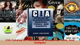 PDF  CIA Catalog Of Clandestine Weapons Tools And Gadgets Download Online