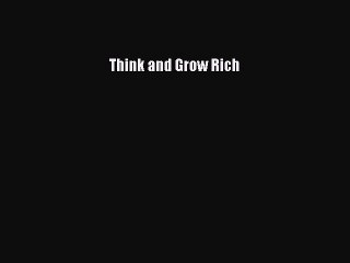 Download Think and Grow Rich PDF Free