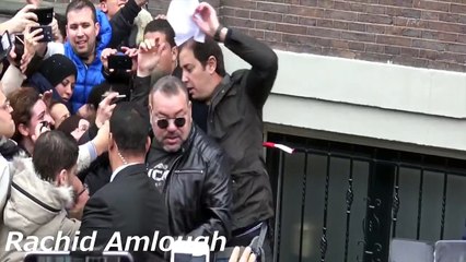 interventions Aziz Jaidi bodyguard mohammed vi in Amsterdam2016 أحد تدخلات عزيزجعايدي في أمستردام