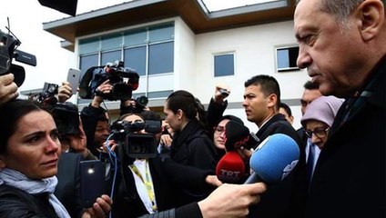 İşte Erdoğan'a ağlayarak soru soran Azarbaycanlı gazeteci