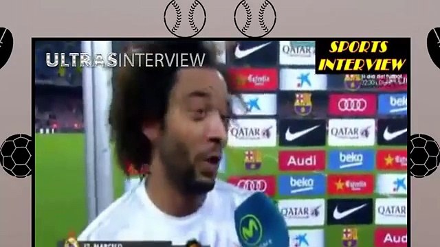 Barcelona 1-2 Real Madrid - Marcelo Vieira Post Match Interview All Goals & High