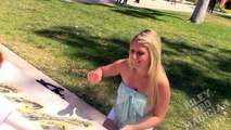 Arm Wrestling Prank - Girl laughing while my arm is broken