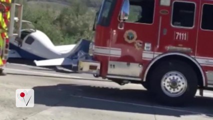 Plane Crash on California Freeway Leaves 1 Dead