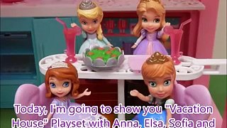 BARBIE TOY EPISODES 2015 - Disney Princess toys / Vacation House - with English Sub ( Perf