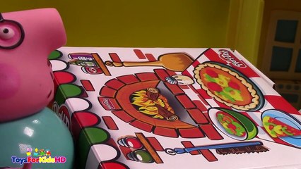 Peppa Pig, George y la Pizza Gigante de Papa Pig Videos de PEPPA PIG EN ESPAÑOL - ToysFor