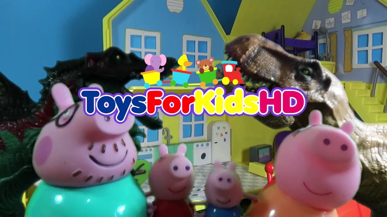 Peppa y George se van de Excavación en busca de Dinosaurios - Peppa pig en español ToysF