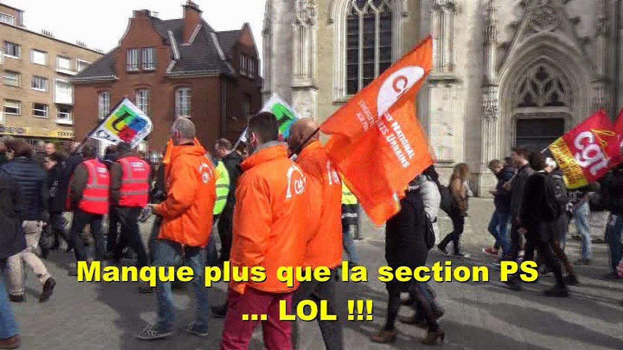 Contre la "loi travail", DUNKERQUE le 31 mars 2016