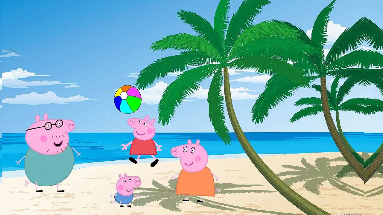 Peppa Pig en español: La playa con delfines | Pepa la cerdita para niños 2016 HD