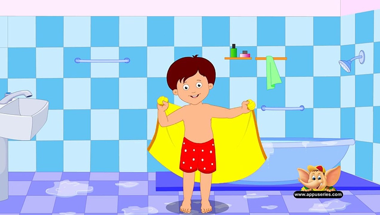 After A Bath Nursery Rhyme -Children Rhyme Song
