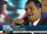 Ecuador: Correa defiende la la ley para equilibrar finanzas públicas