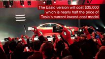 Tesla reveals affordable Model 3 electric car - BBC News