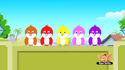 Five Little Birds -Children Nursery Rhyme -Children Song-Educational Songs