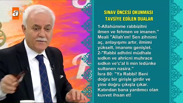 Sınav öncesi okunması tavsiye edilen dualar - Sağlıklı Mutlu ve Huzurlu 46. Bölüm - atv