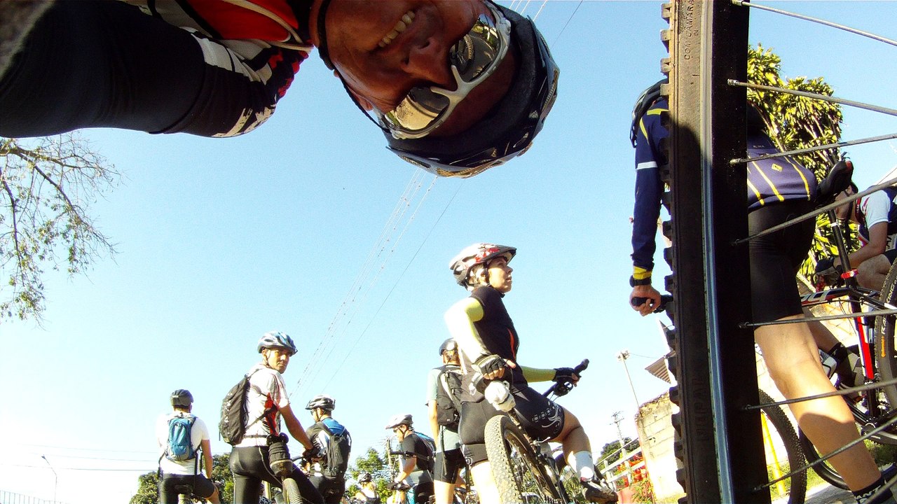 Mountain bike com 18 bikers, Trilhas do Maracaibo e Maristela, Tremembé, SP, Brasil, 2016