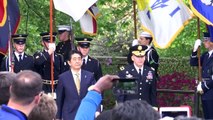 US Armed Forces Full Honors Wreath Laying Ceremony At Arlington National Cemetery
