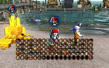 LEGO Pirates of the Caribbean The Video Game (all characters)