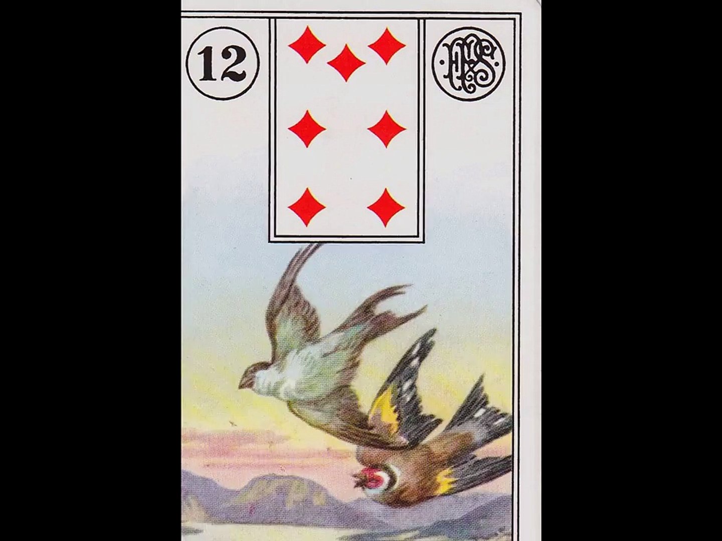 ルノルマンカード・鳥　１２　by Lenormand School