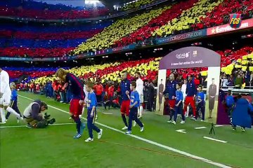 "Johan Cruyff" tributed by FC Barcelona