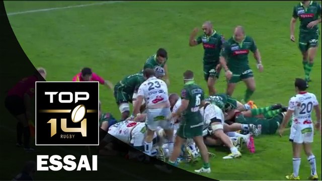 TOP 14 – Agen - Pau : 26-33 Essai Jalil NARJISSI (AGE) – J20 – Saison 2015-2016