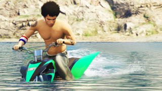 DRIVING ON WATER WITH QUADS! (GTA 5 Funny Moments)