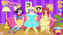 Disney Princess Games for Kids - Elsa Snow White and Ariel Casting Audition Makeover
