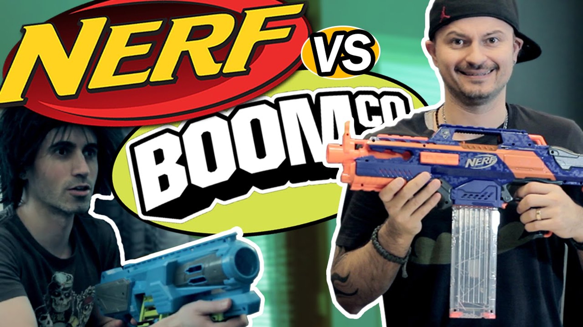 Nerf Vs Boomco Unboxing Pizza Fight Video Dailymotion