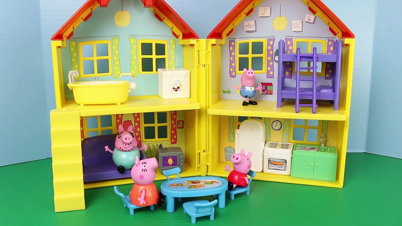 Mickey Mouse Clubhouse Fire Truck Visits Peppa Pig and The Joker Attacks by ToysReviewToys