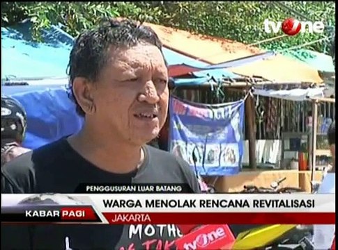 Warga Luar Batang Tolak Rencana Revitalisasi