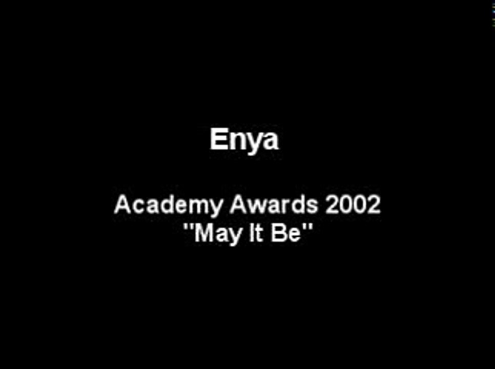 Enya - May It Be (Live at Academy Awards 2002)
