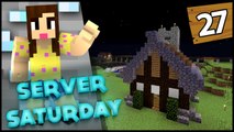 MINECRAFT VILLAGE CHURCH! - Minecraft SMP: Server Saturday - EP 27