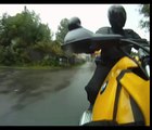 BMW 1150 GS Onboard Rain riding with the GoPro HD cam!