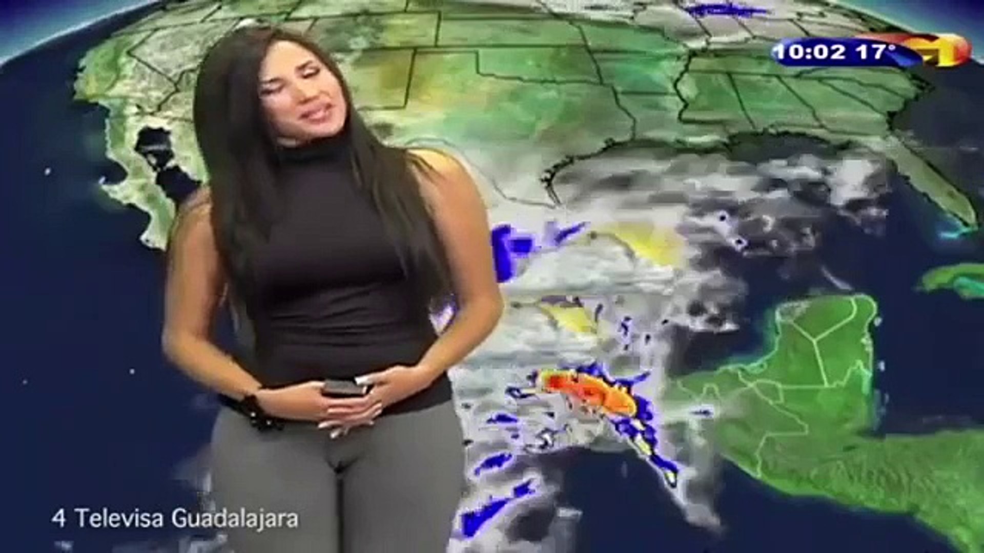 Le legging trop moulant de Miss Météo au Mexique - Vidéo Dailymotion