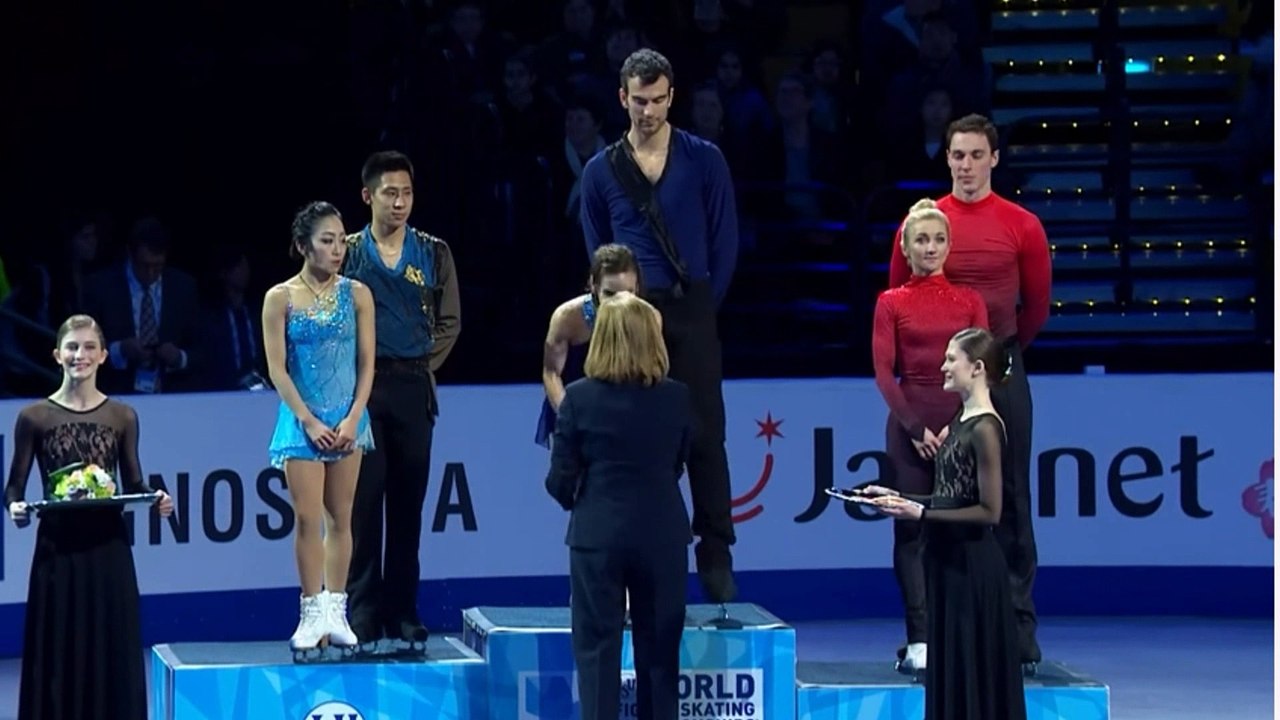 Pairs Victory Ceremony - 2016 World Championships