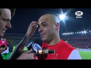 Omar Pérez: "Me puedo ir tranquilo, lo dí todo"