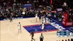 Myles Turner Posterizes Jerami Grant | Pacers vs Sixers | April 2, 2016 | NBA 2015-16 Season