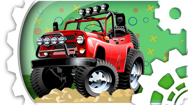 Мультики про машинки все серии подряд. Монстр Трак помогает Полицейской машине / Гонки в городе