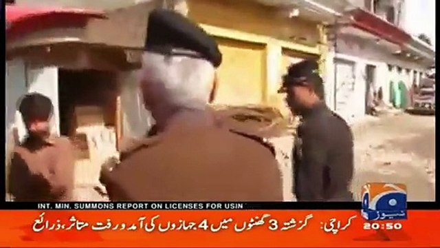 Talat Hussain's critical comments on Ch Nisar's presser. plays a video of police misbehaving with powerless people