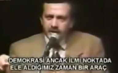 Recep Tayyip Erdoğan: Demokrasi bizim için amaç değil araçtır