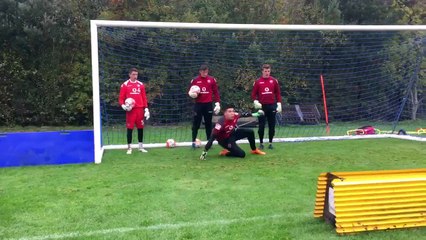 İntiltere'de çılgın kaleci idmanı