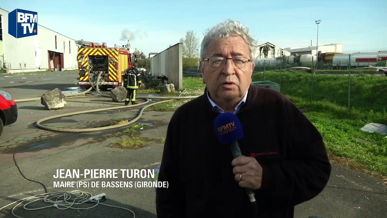 Explosions à Bassens: "Deux pompiers ont légèrement été blessés", indique le maire