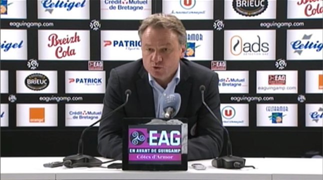 Frédéric Hantz après EAG 2-2 MHSC